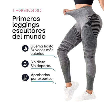 Leggings Push Up anticelulitis 3D